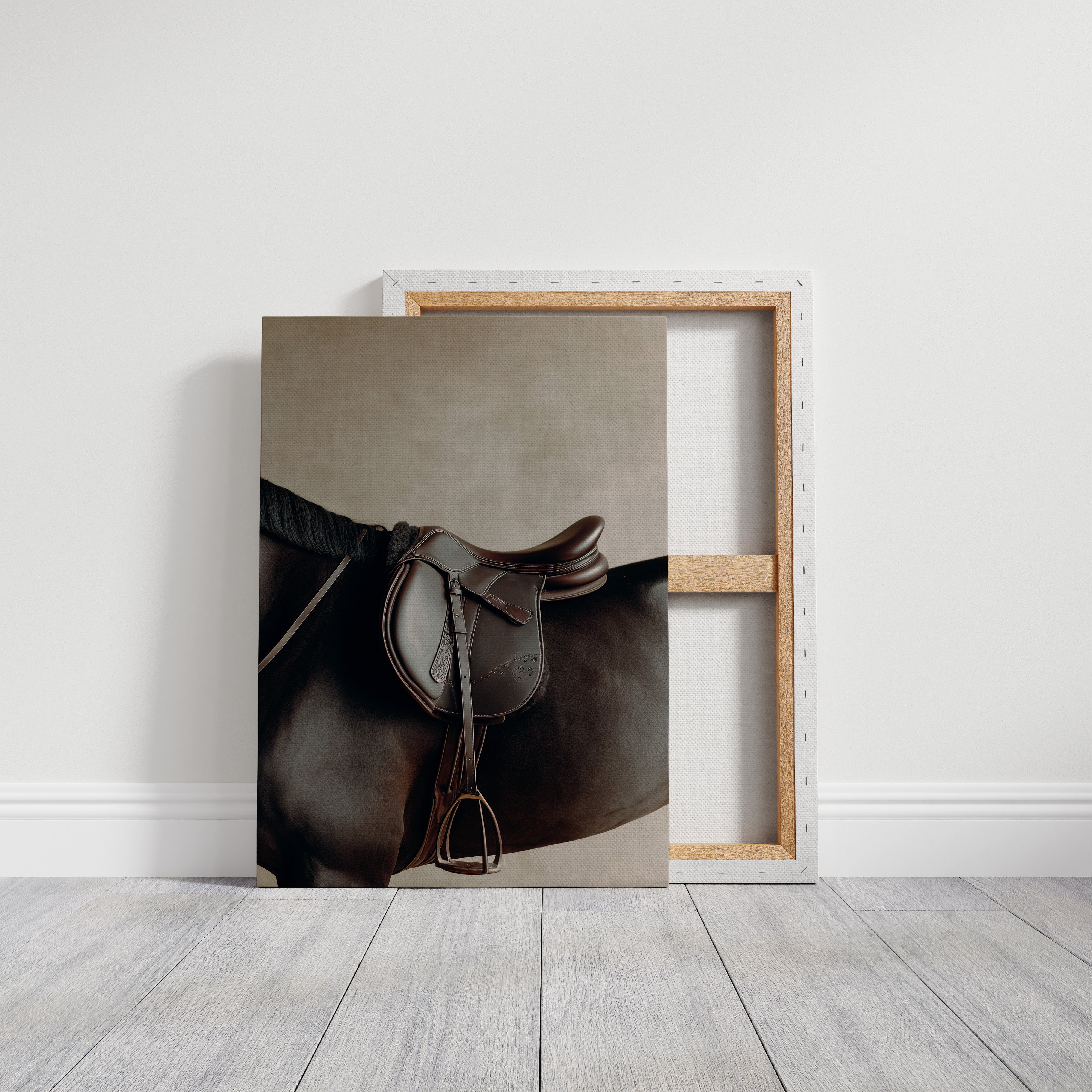 Polished Leather Waits For Morning Ride
