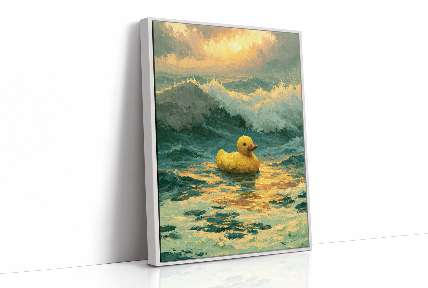 Duck Aglow at Sea