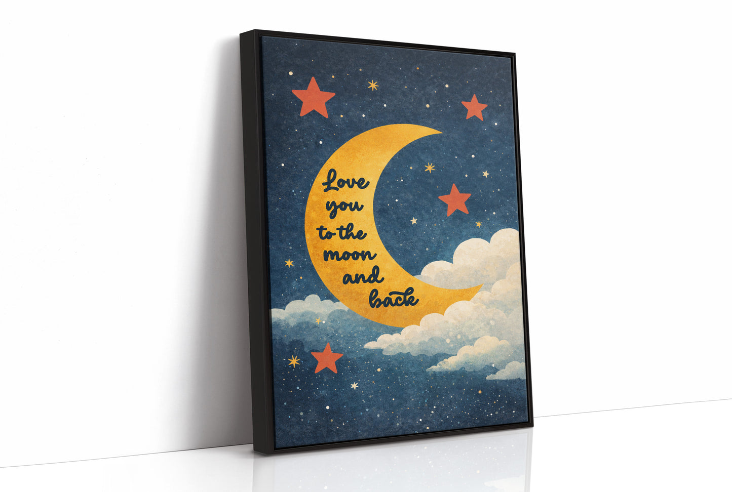 Celestial Promise in Midnight Blue