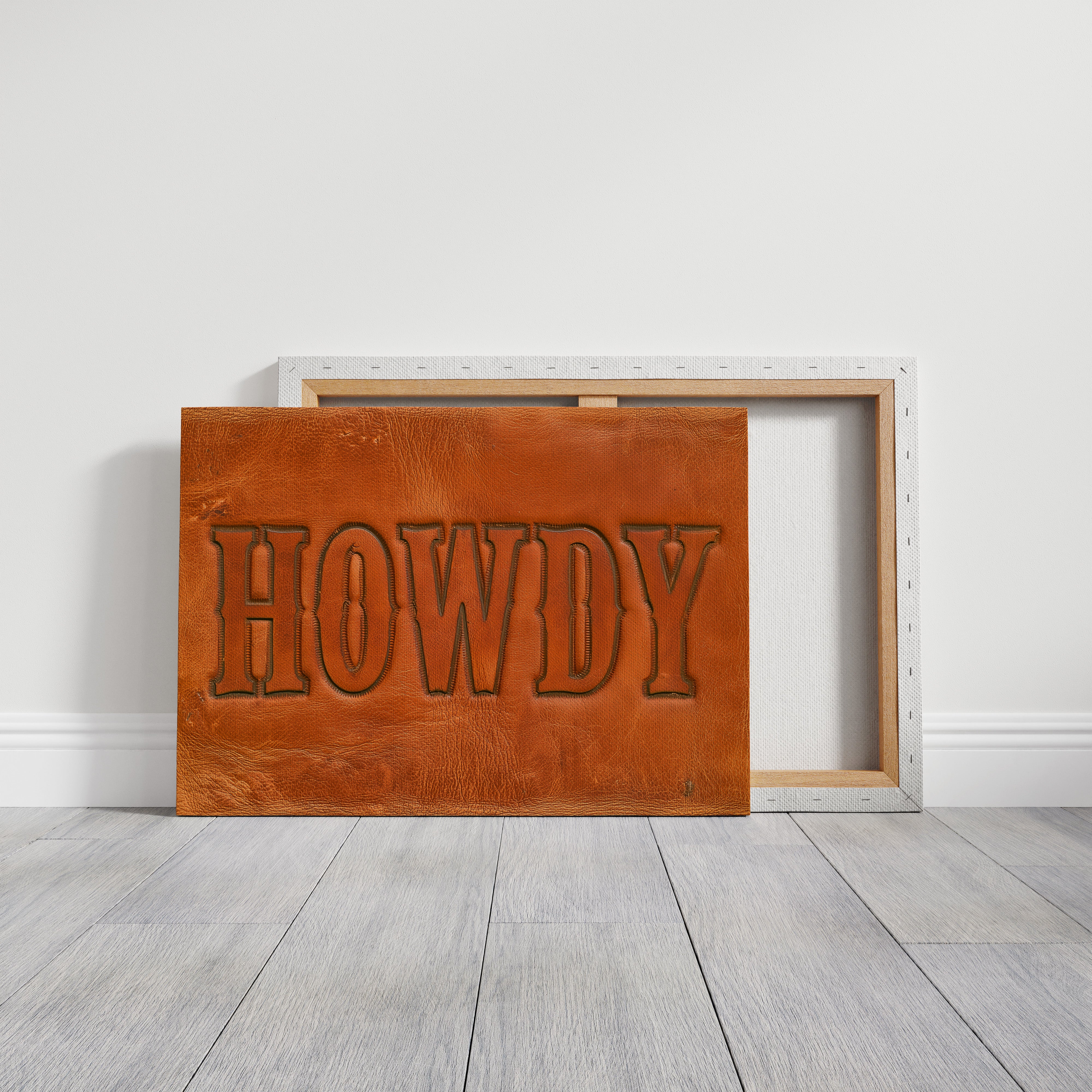 Howdy, Tooled In Leather