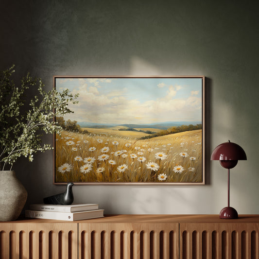 Summer Daisies Dance Through Golden Fields