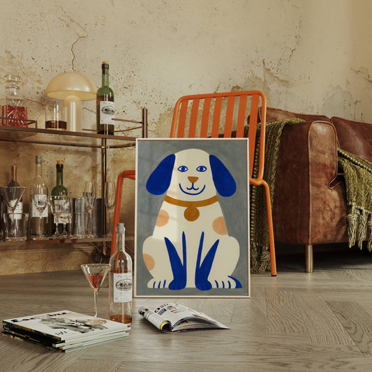 Blue Paws Paint A Happy Tale