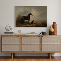 Noble Steed Shares Dawn With Friend