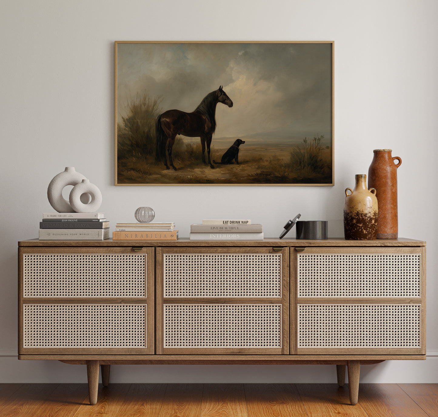 Noble Steed Shares Dawn With Friend