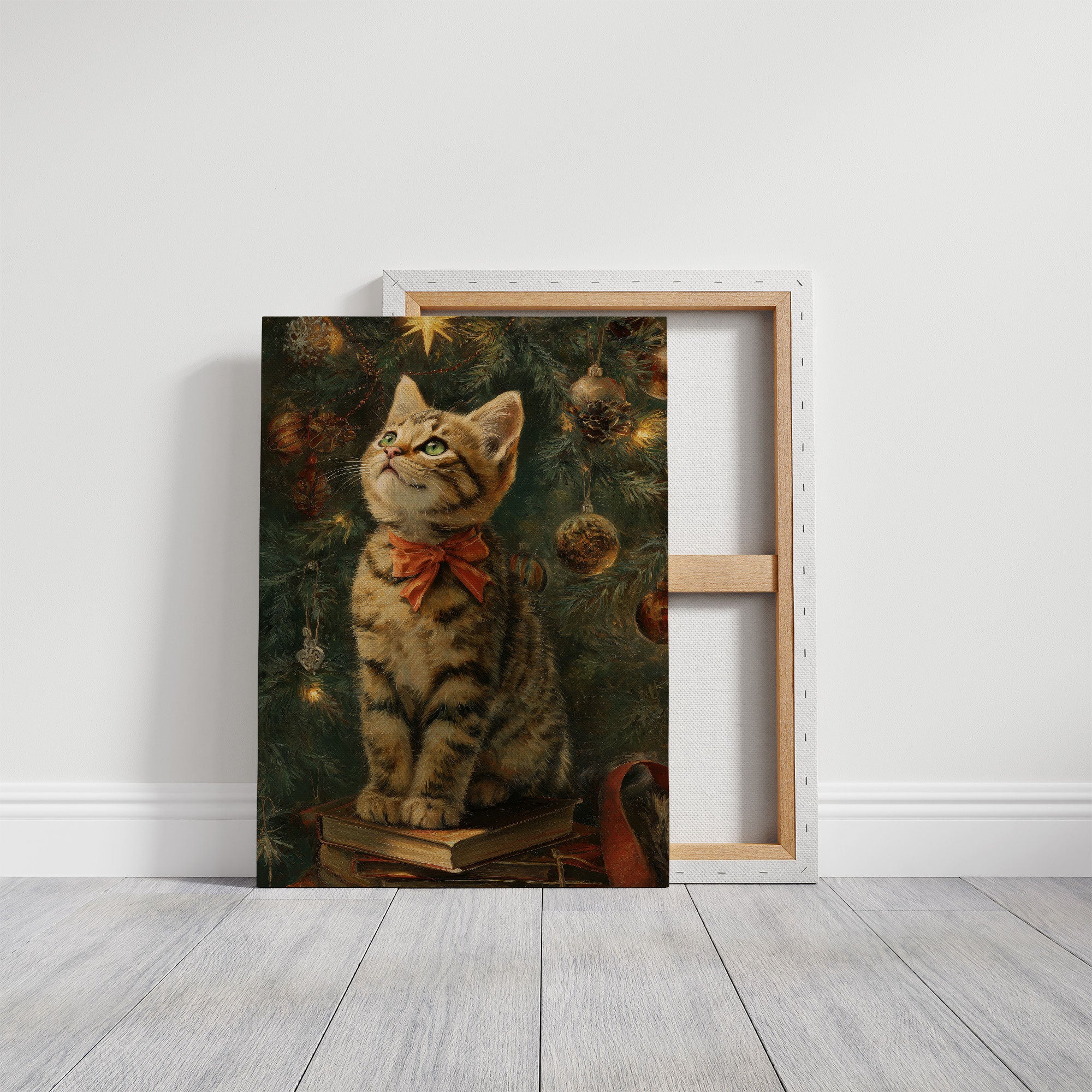 Curious Cat's Christmas Tale Unfolds