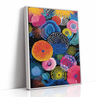 Tropical Blooms Dance At Midnight