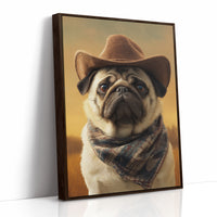 Prairie Pug At Sundown