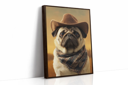 Prairie Pug At Sundown