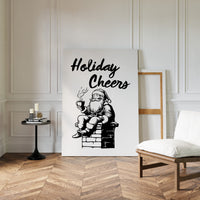 Santa Sips His Midnight Coffee Break