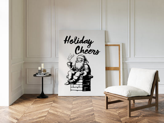 Santa Sips His Midnight Coffee Break