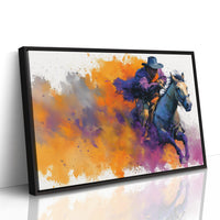 Cowboy in Full Color Burst