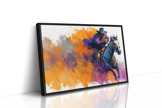 Cowboy in Full Color Burst