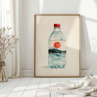 Mount Fuji Flows In Bottle