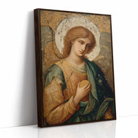 Gilded Faith On Rustic Table