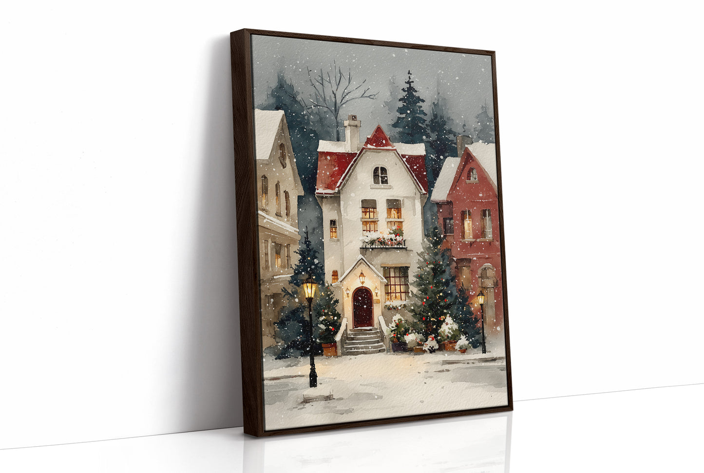 Snowfall on Main Street