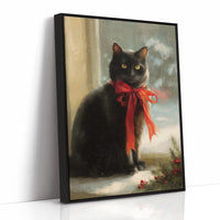 Midnight Wears A Scarlet Bow