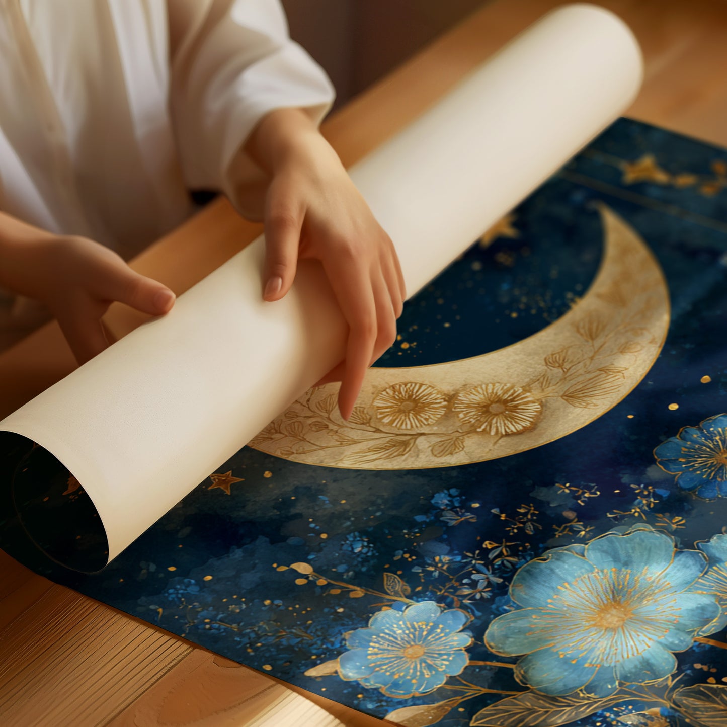 A Celestial Dance Of Blossoms