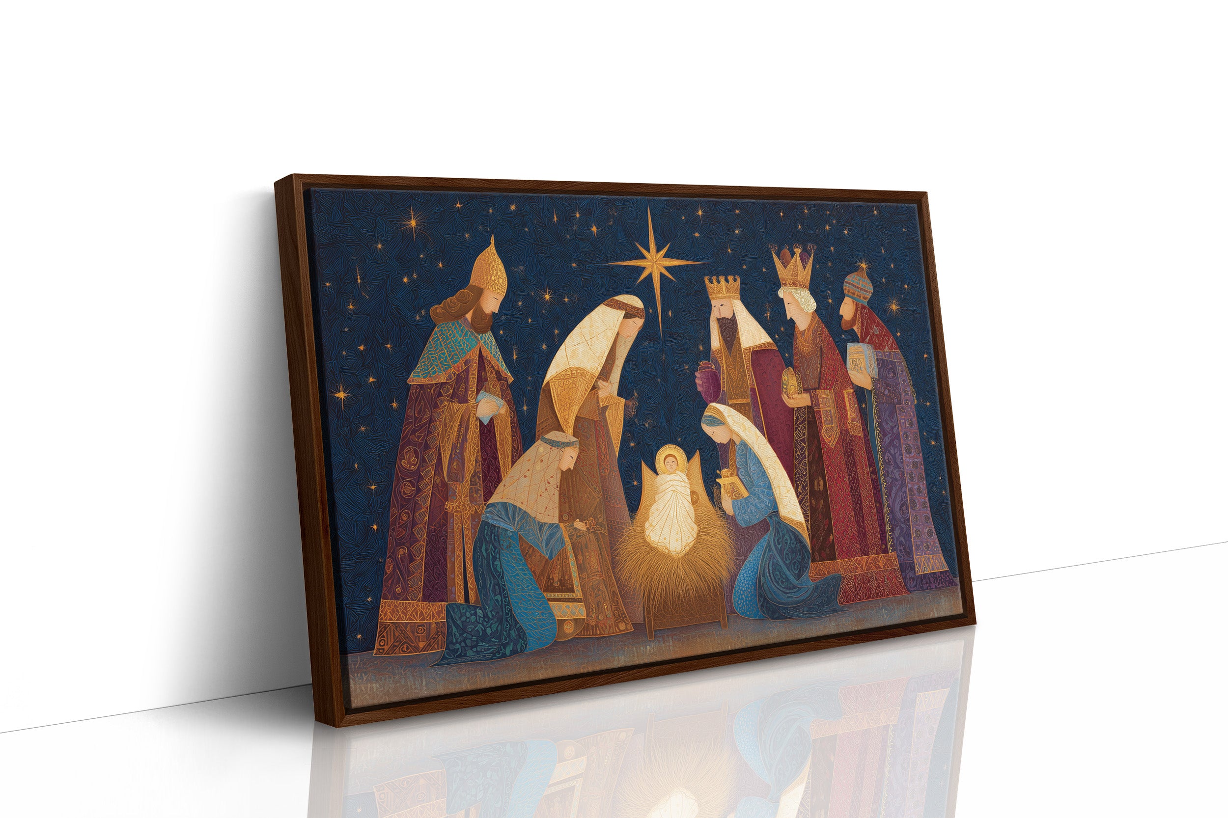 Starlit Kings Follow Golden Light