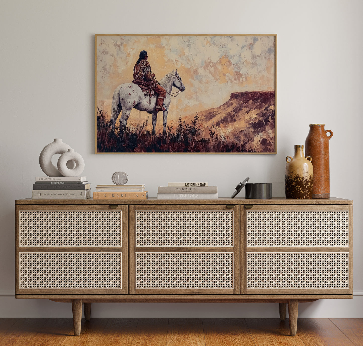 Twilight Scout Above Painted Mesa