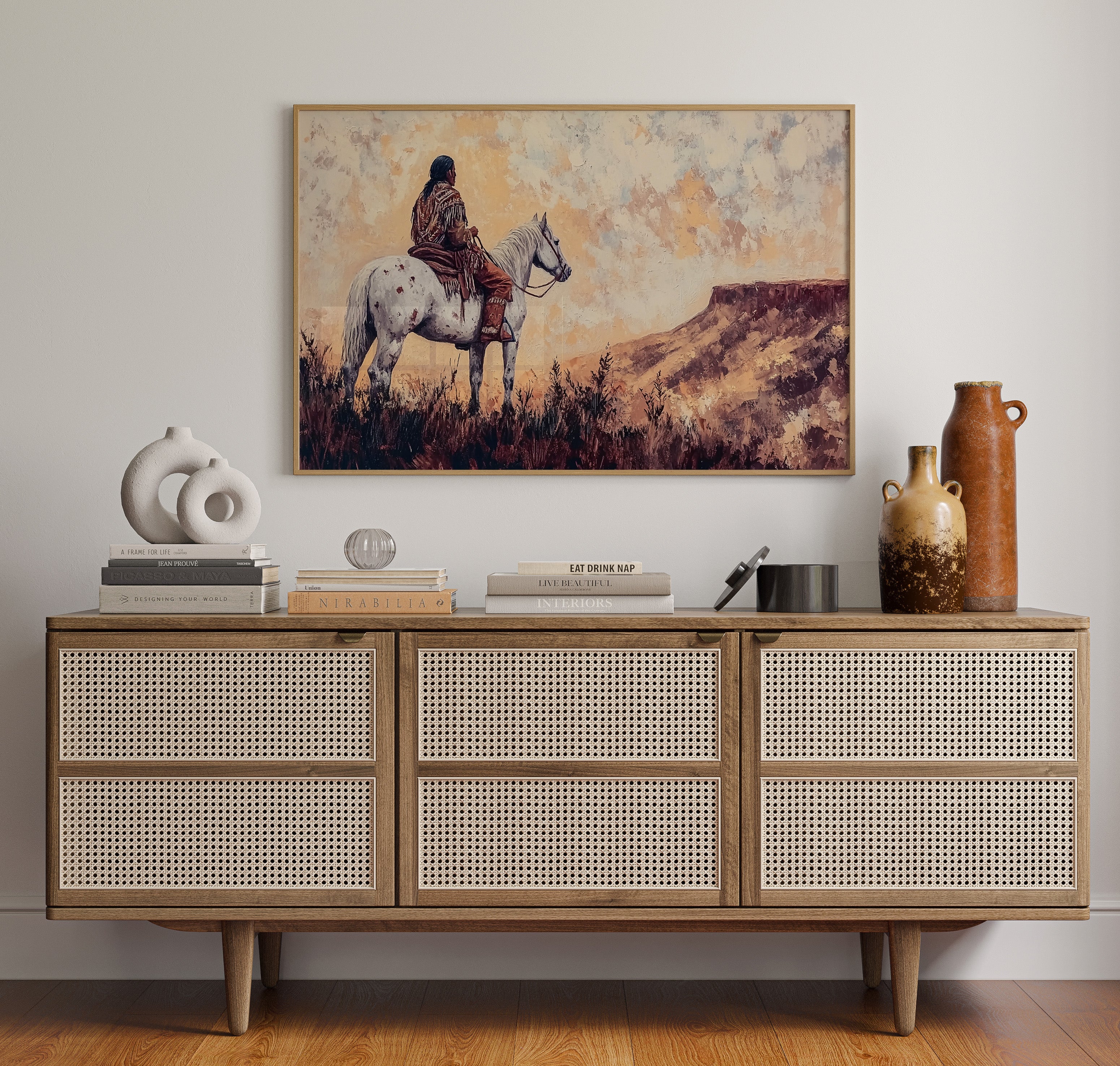 Twilight Scout Above Painted Mesa