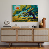 Ancient Oak Dances With Sunlight