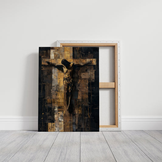 Faith Rendered In Golden Darkness