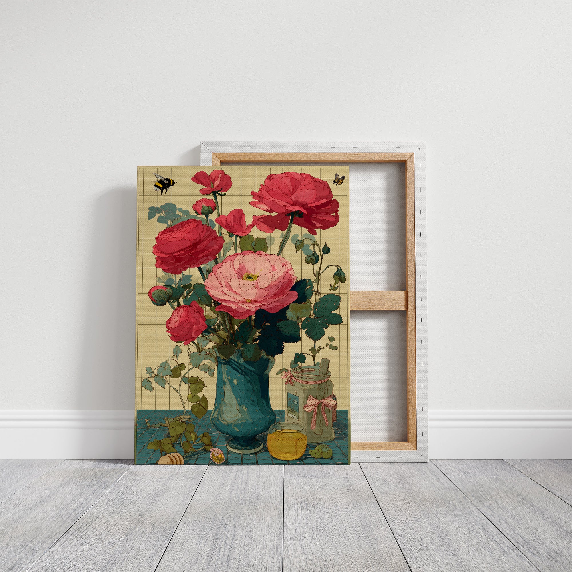 Roses and Golden Honey