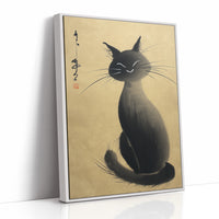 Midnight Cat Grins At Dawn