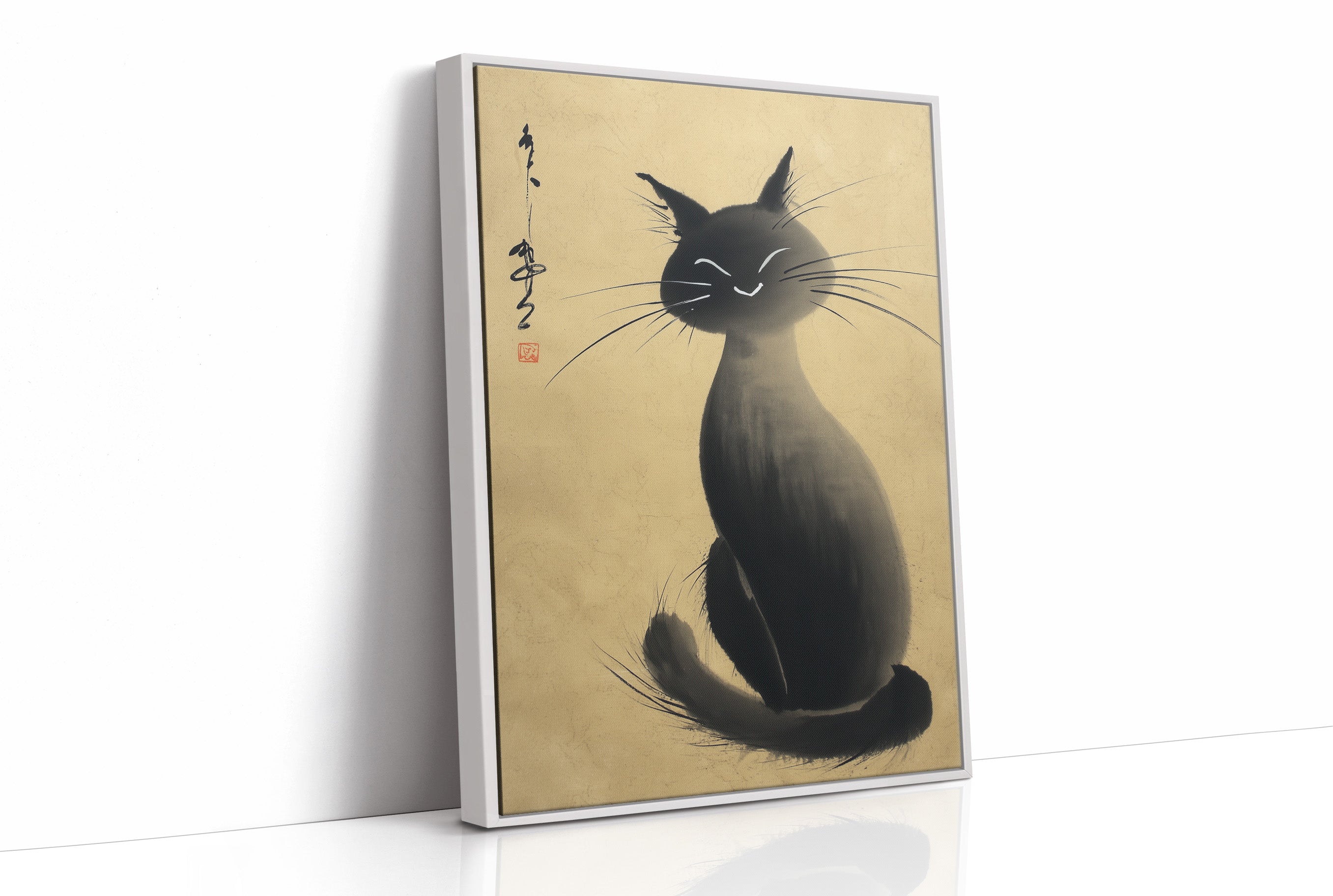 Midnight Cat Grins At Dawn