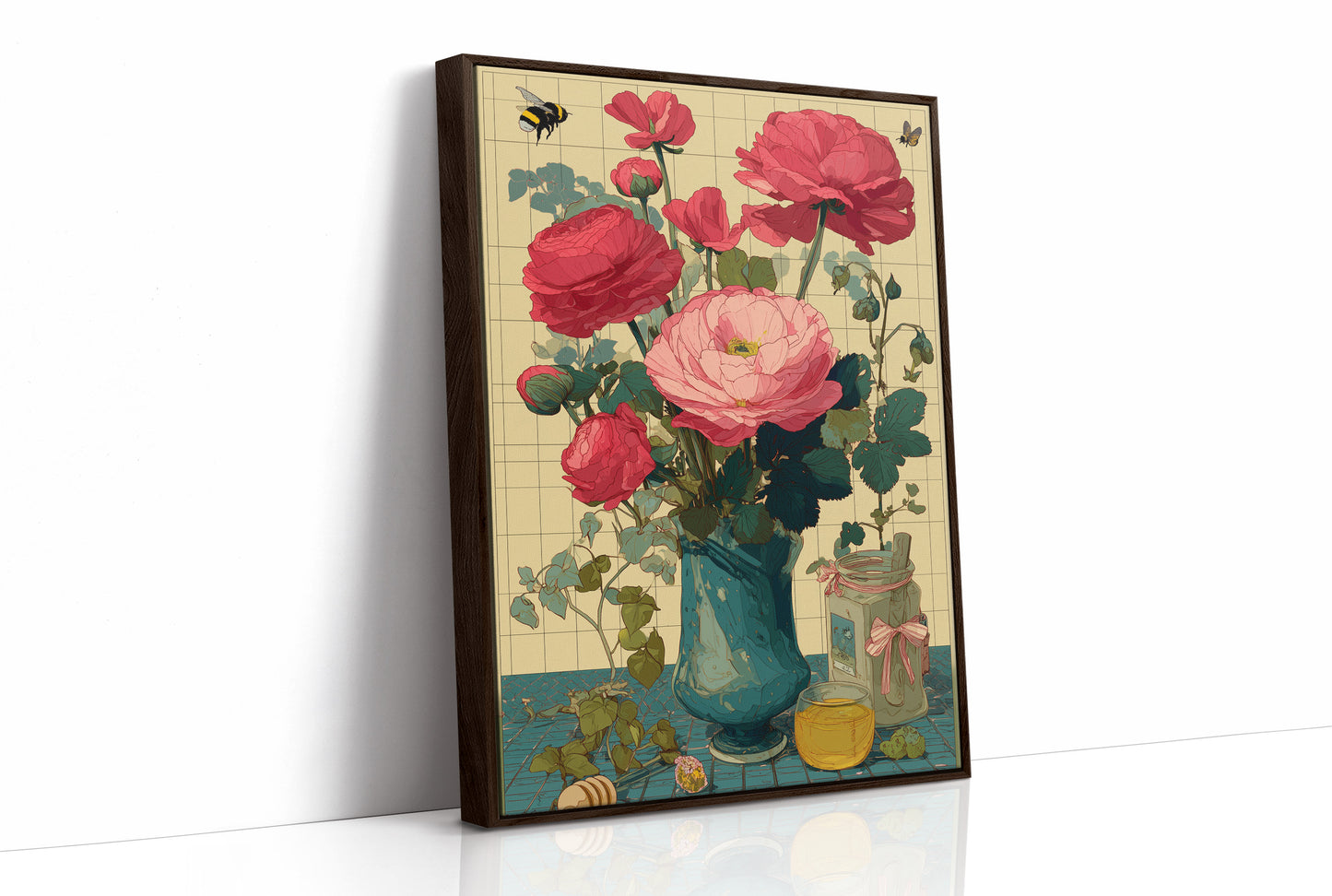 Roses and Golden Honey