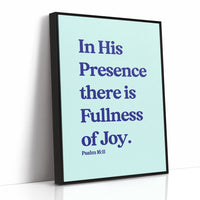 Sacred Words On Mint Canvas