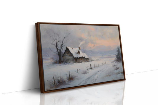 Snow Blankets The Forgotten Farmhouse