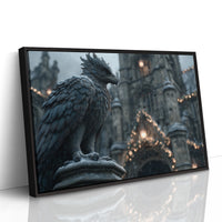 Gargoyle Watches Over Winter