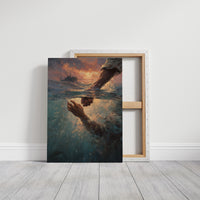 Hands Reaching Across Troubled Waters