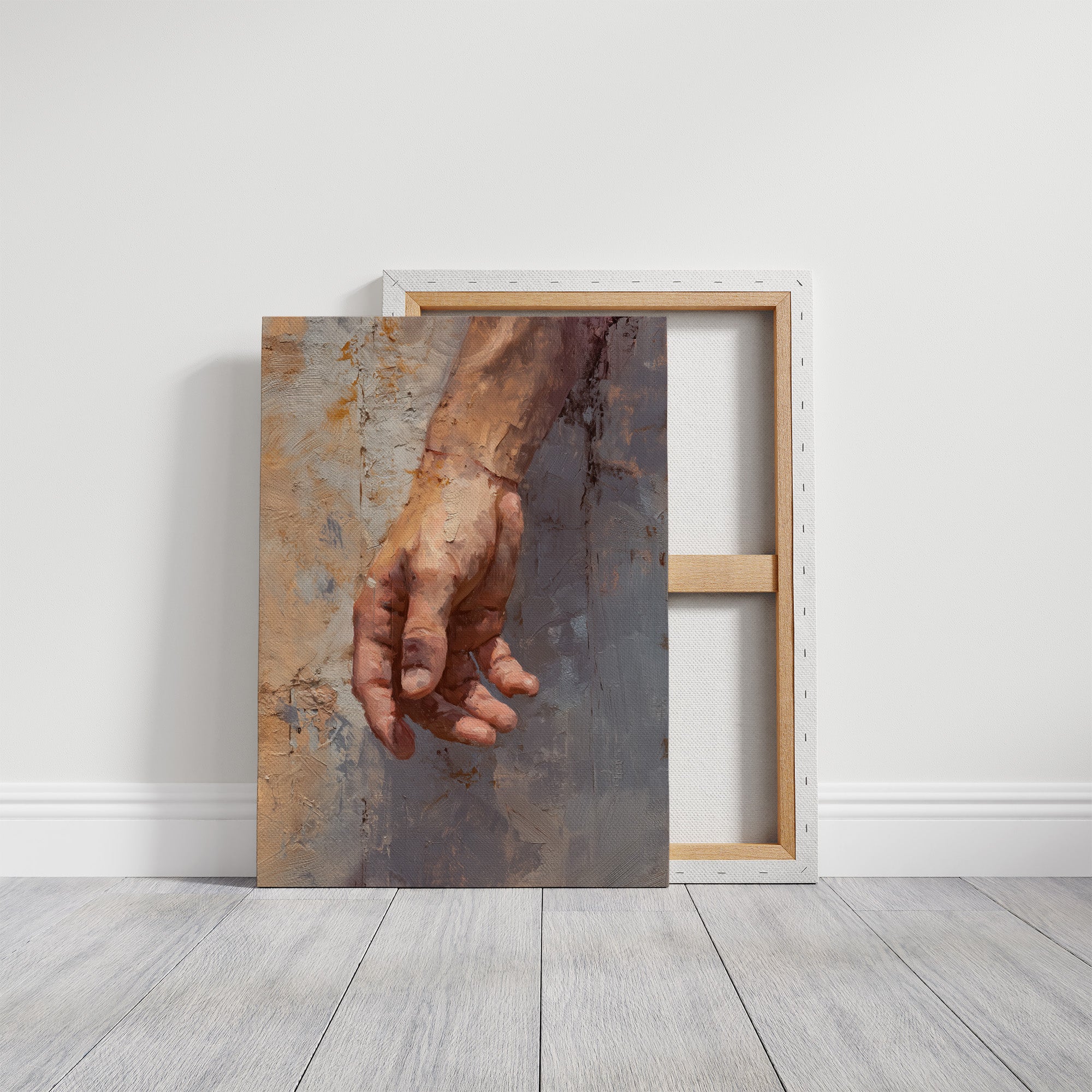 Textured Humanity Through Impasto Light