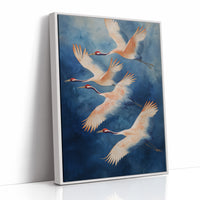 Dancing Cranes Paint The Sky