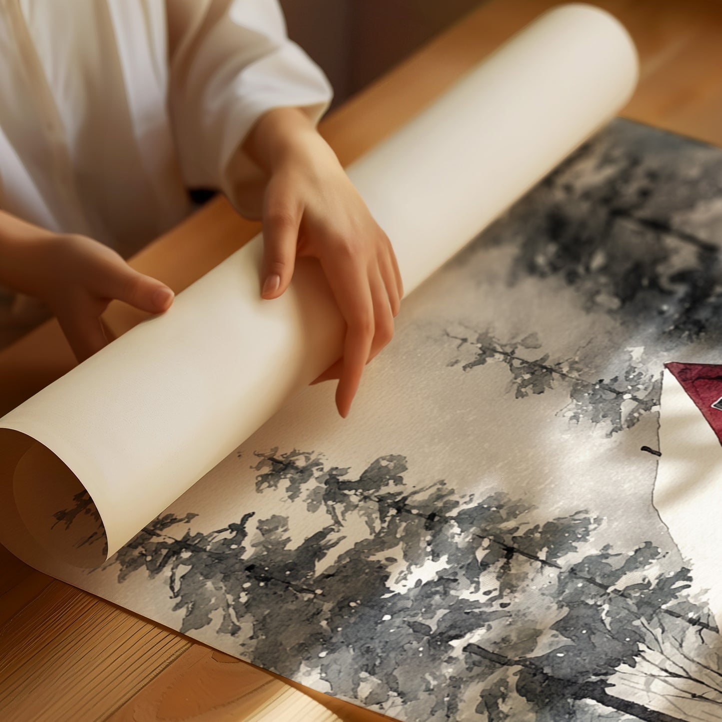 A Hearth Beneath Winter Skies