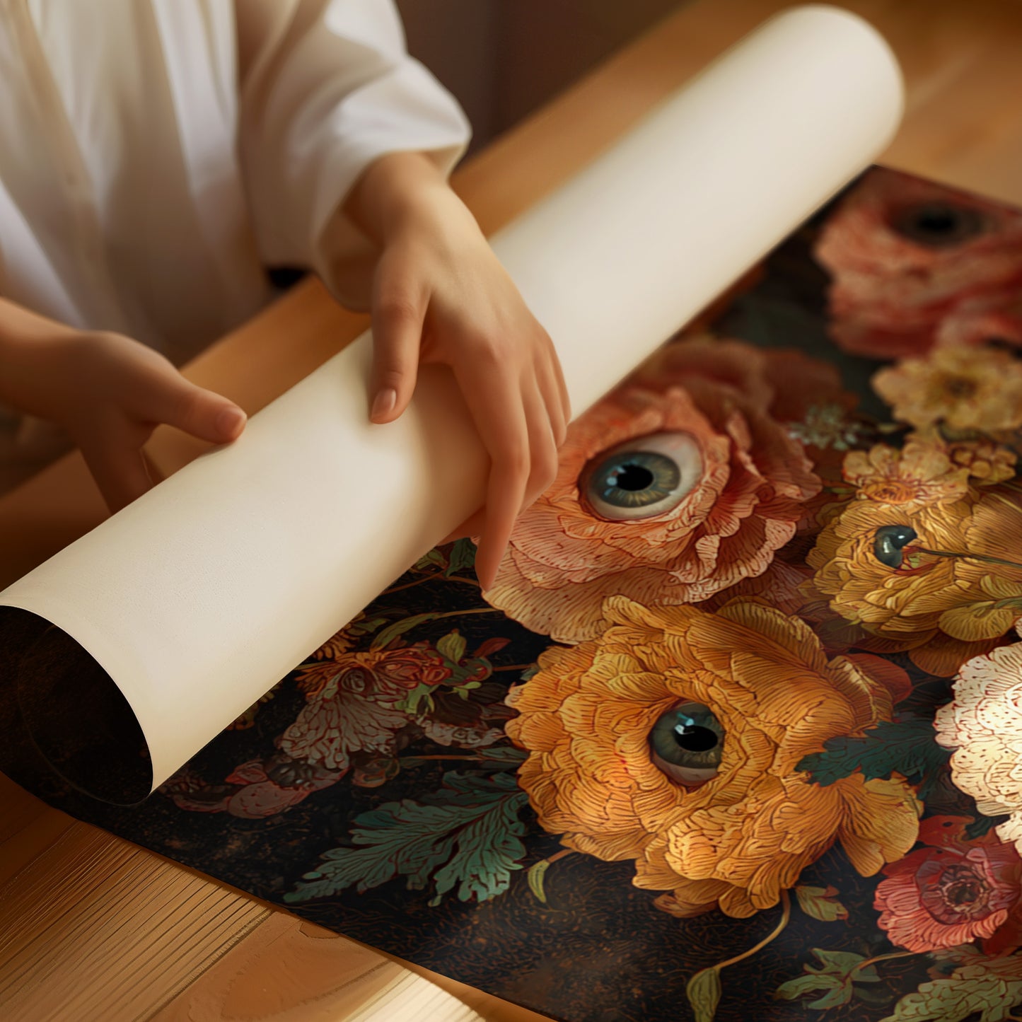 Gaze of the Blooming Eyes