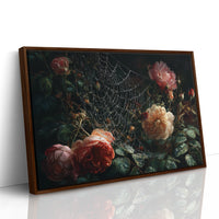 Roses Caught In Morning Dew