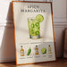 Spicy Margarita Cocktail Recipe Print