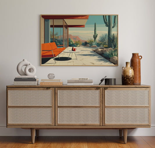 Desert Modernism Greets Coral Dawn