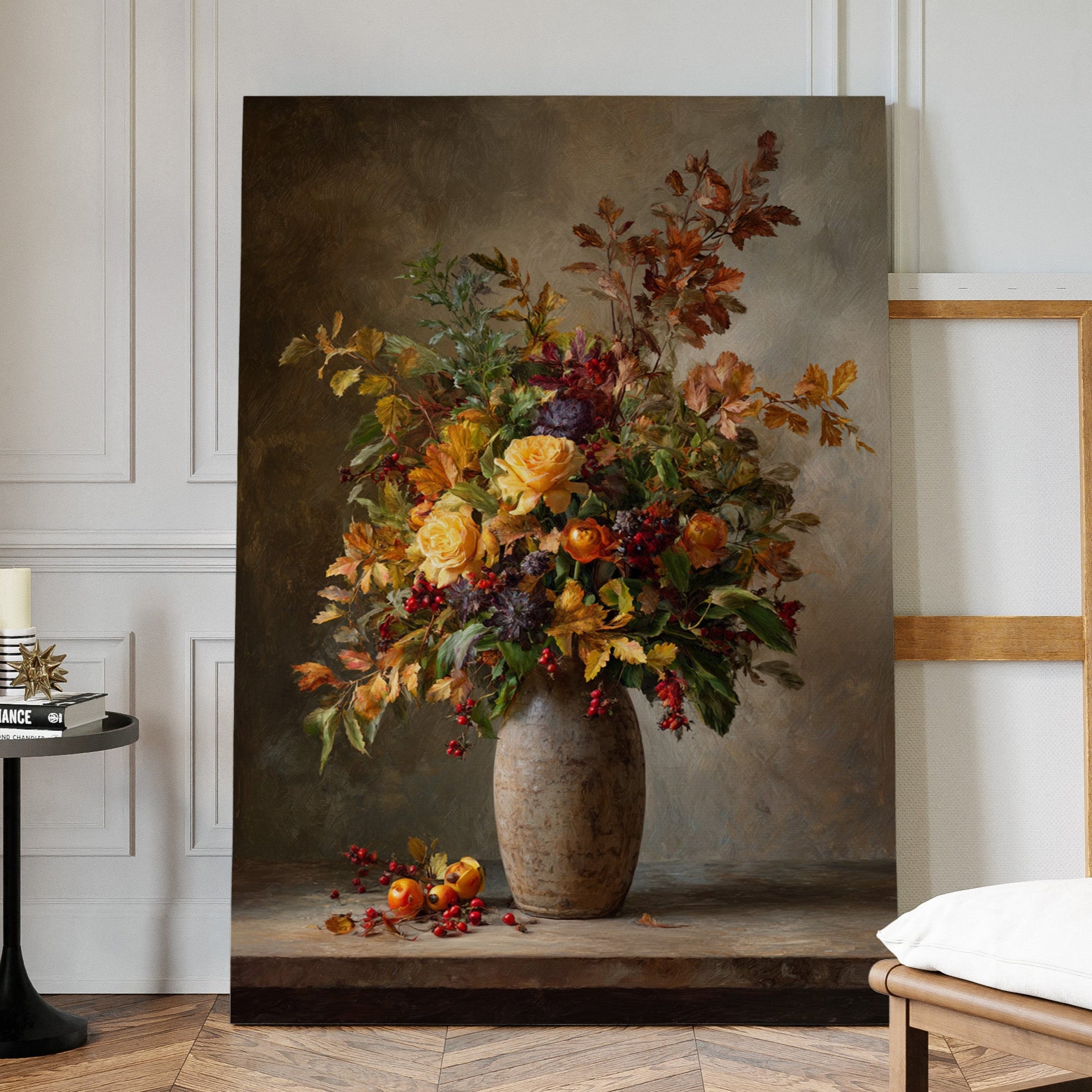 Autumn Roses Paint October's Symphony