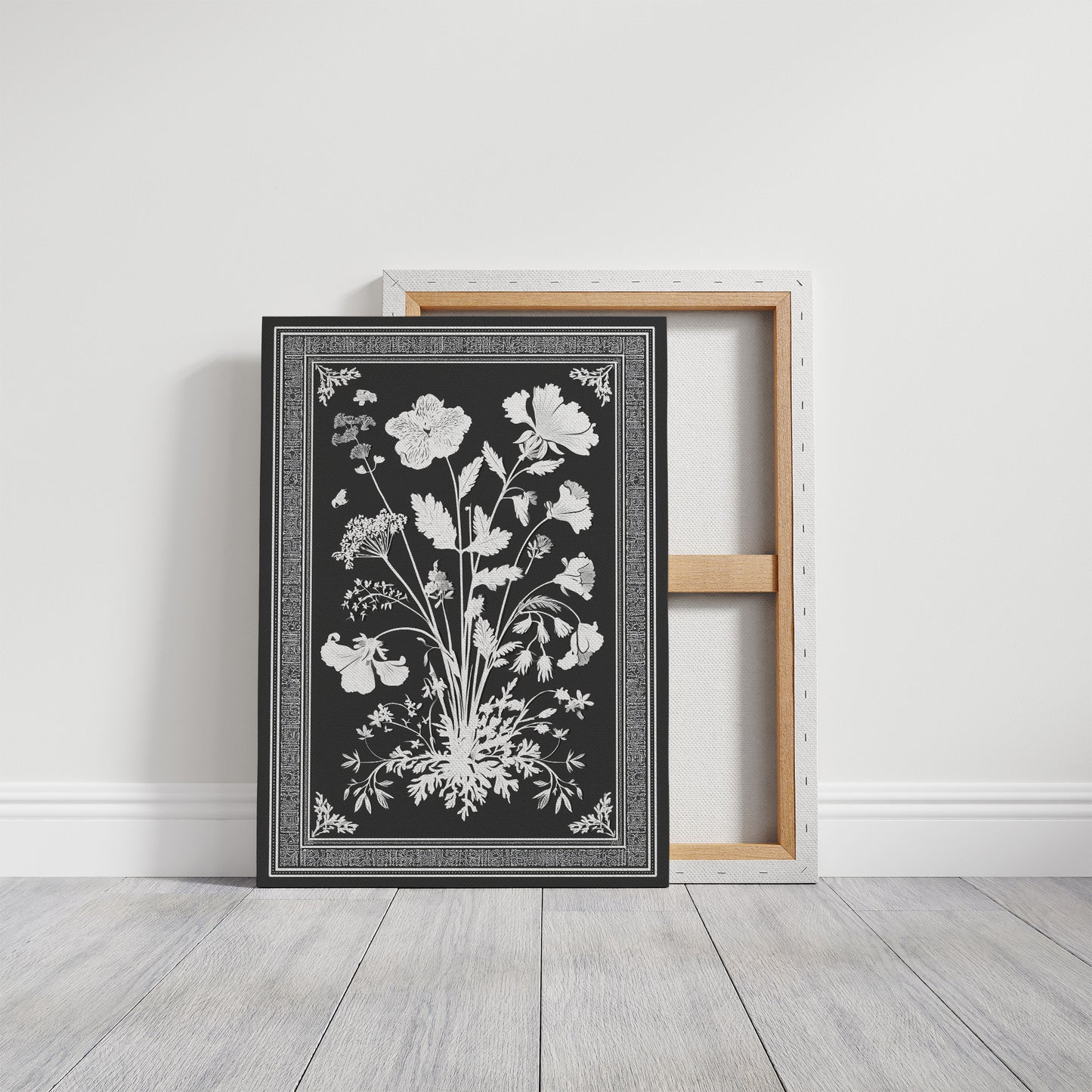 Botanist's Journal In Negative Space