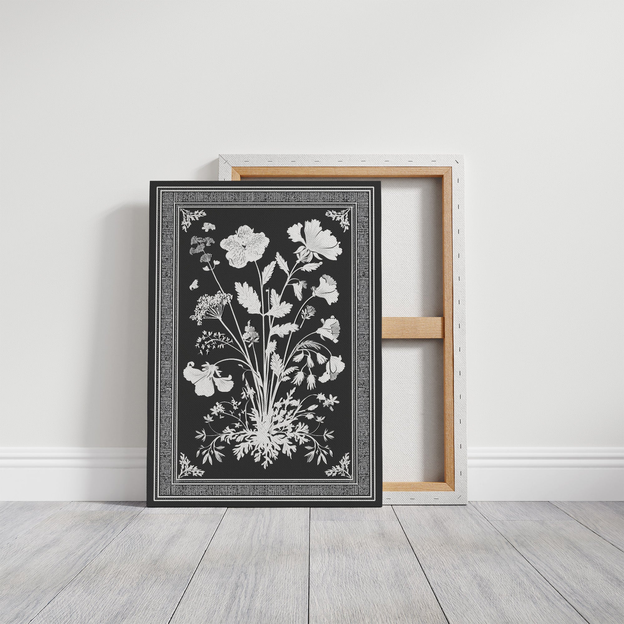 Botanist's Journal In Negative Space