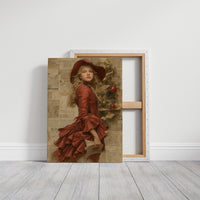 Crimson Tales Meet Winter's Glow