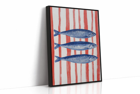 Coastal Blues Meet Striped Shores