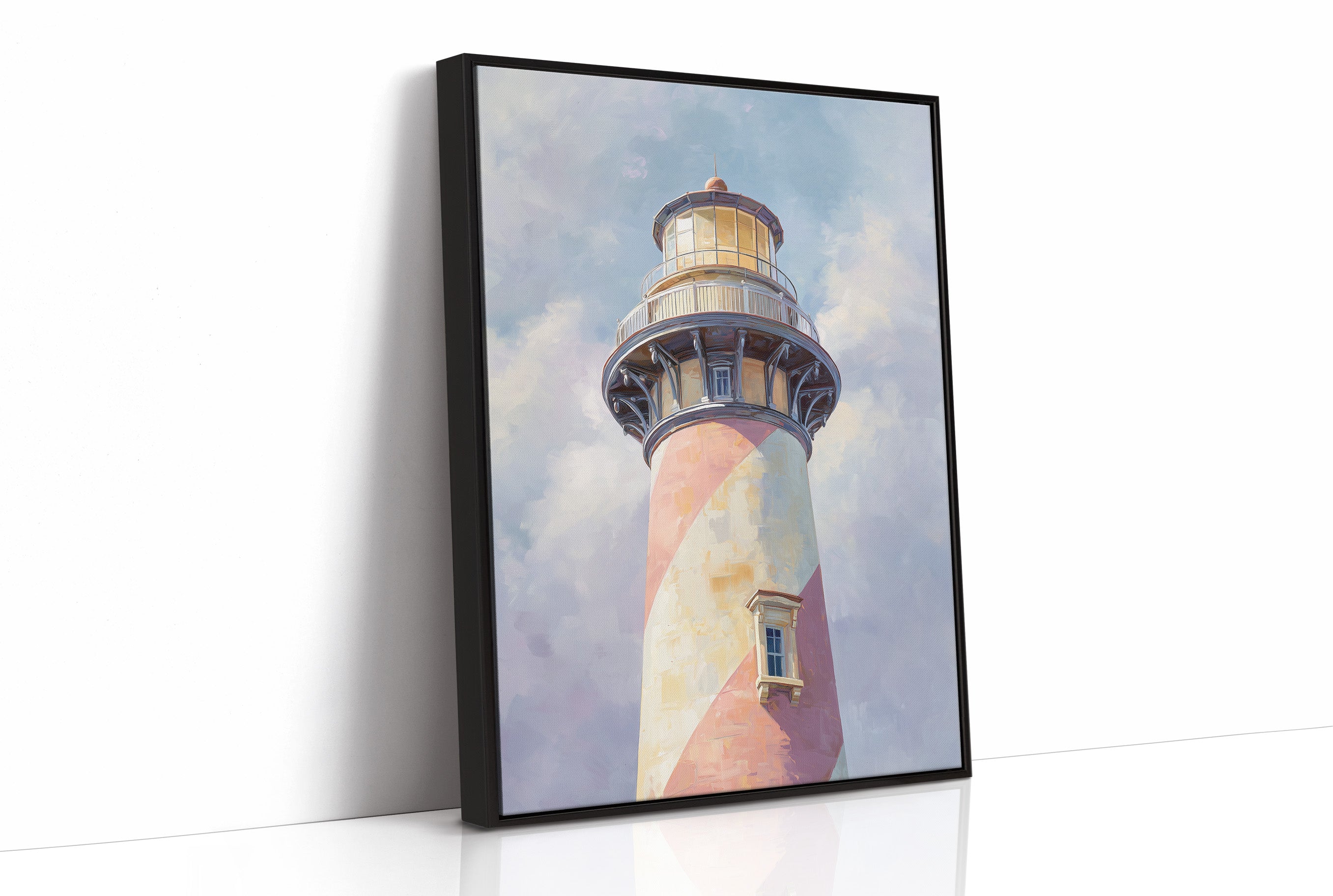 Coastal Guardian's Pastel Embrace