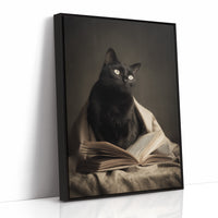 Midnight Scholar With Luminous Eyes