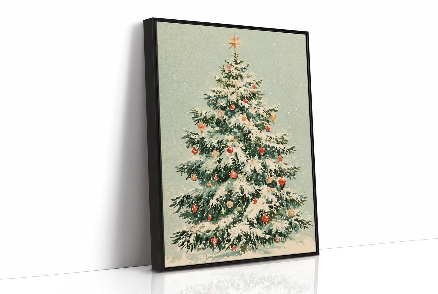 Snow-Laden and Star-Topped
