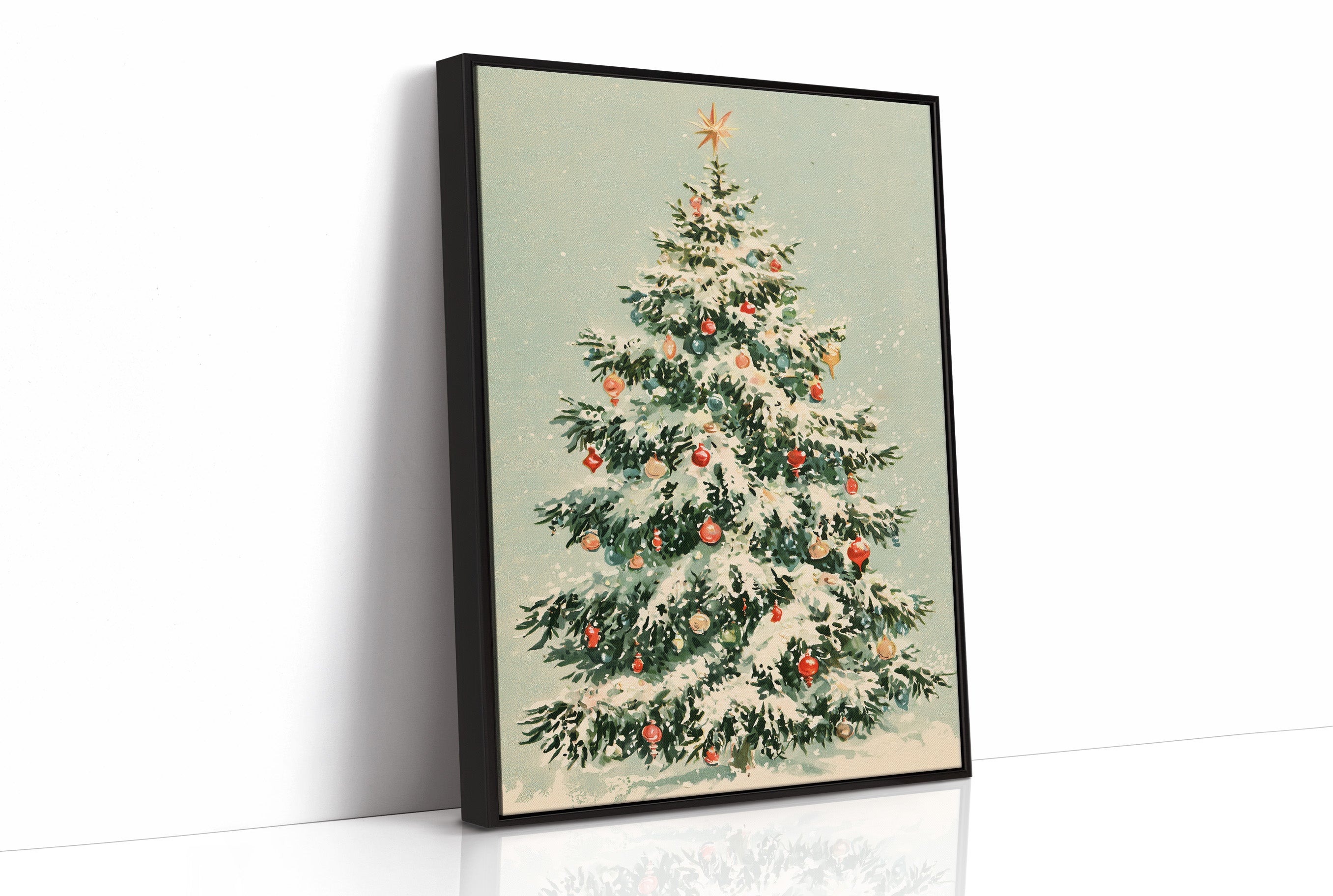 Snow-Laden and Star-Topped